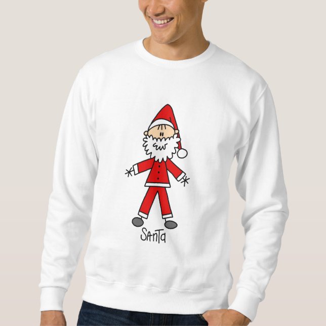 Stick Figure Santa Claus Tshirts and Gifts (Front)