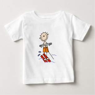 Stick Figure Water Skiing Tshirts and gifts