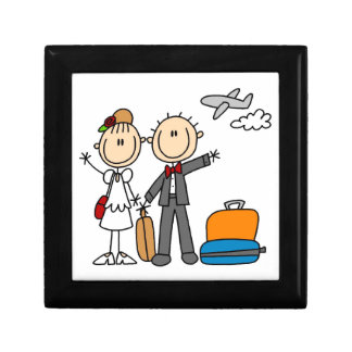 Stick Figure Wedding Honeymoon T-shirts and Gifts Jewelry Box