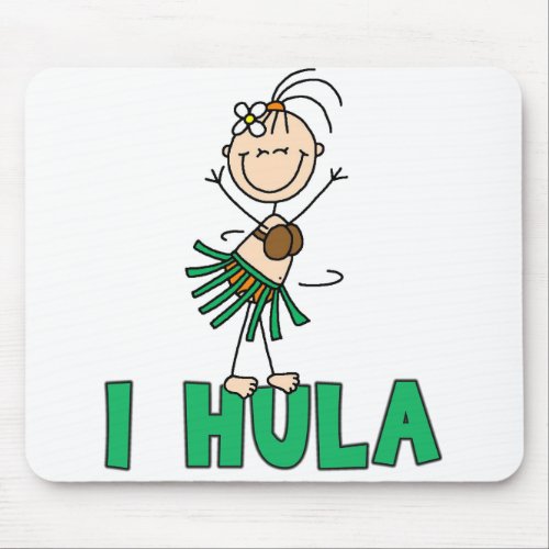 Stick Girl I Hula Mousepad