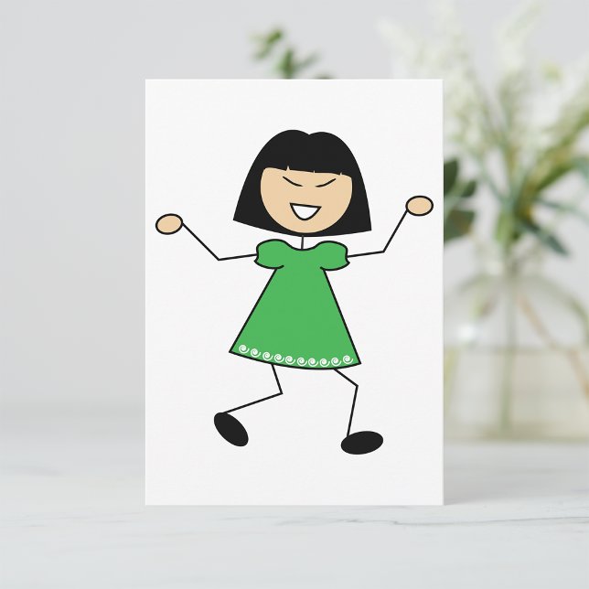 Stick Girl Invitations (Creator Uploaded)