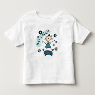 Stick Girl on Trampoline T-shirts and Gifts