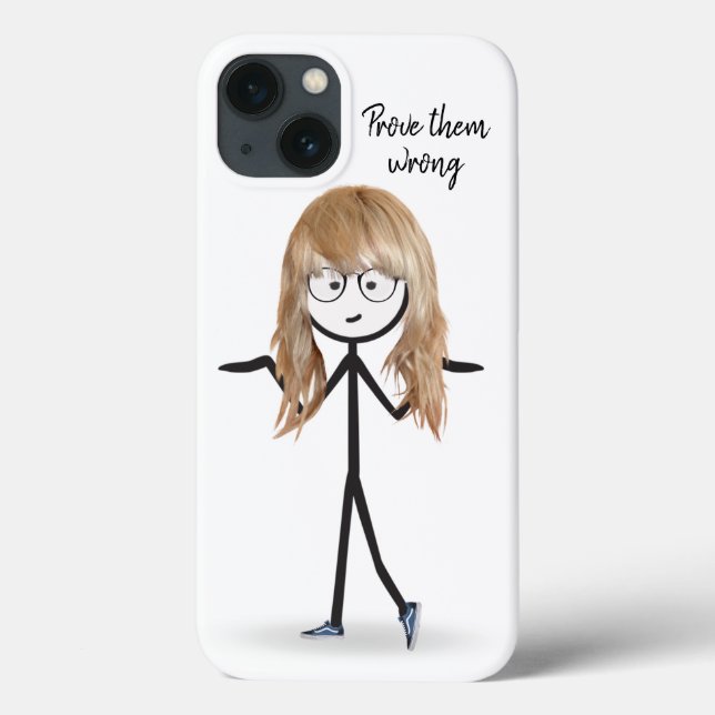 Stick Girl With Blond Hair  Case-Mate iPhone Case (Back)