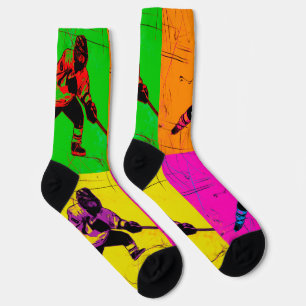 Stick Handling - Hockey Players Socks