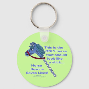 Stick Horse Keychain