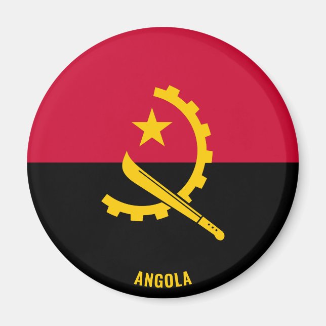 "Stick It" Charming Angola Patriotic Magnet (Front)