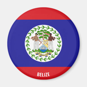 "Stick It" Charming Belize Patriotic Magnet