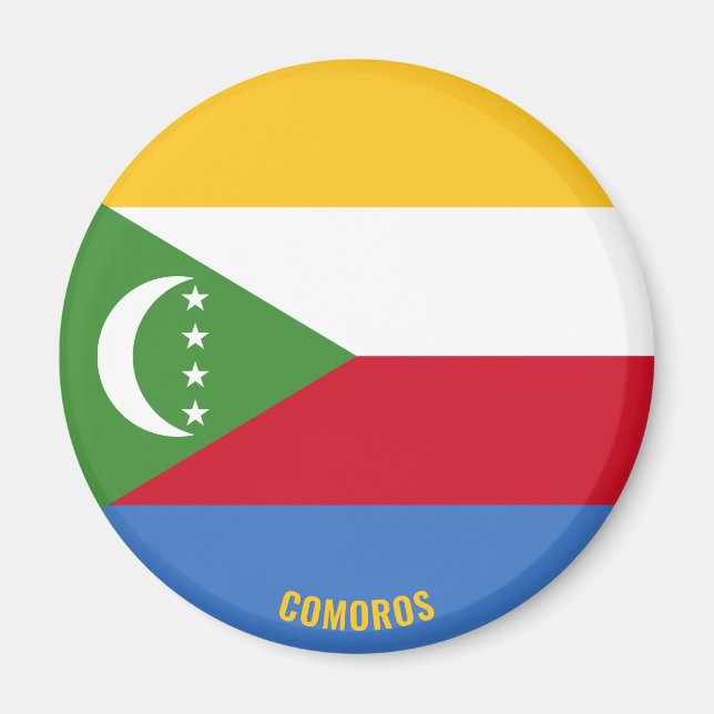 "Stick It" Charming Comoros Patriotic Magnet (Front)