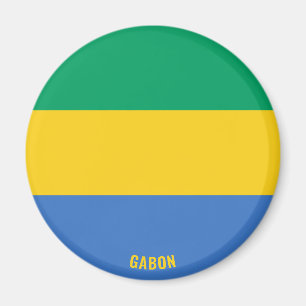 "Stick It" Charming Gabon Patriotic Magnet
