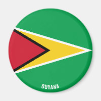 "Stick It" Charming Guyana Patriotic Magnet
