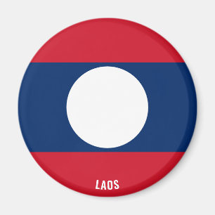 "Stick It" Charming Laos Patriotic Magnet