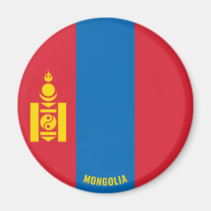 "Stick It" Charming Mongolia Patriotic Magnet