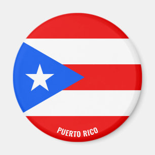 "Stick It" Charming Puerto Rico Patriotic Magnet
