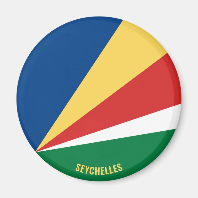 "Stick It" Charming Seychelles Patriotic Magnet (Front)