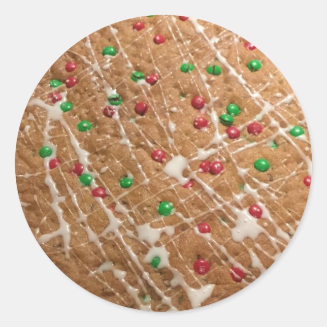 STICK IT - COOKIE PIZZA CLASSIC ROUND STICKER (Front)