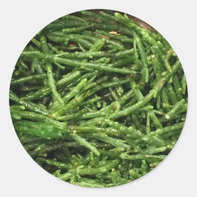 STICK IT - FRENCH SAMPHIRE CLASSIC ROUND STICKER (Front)