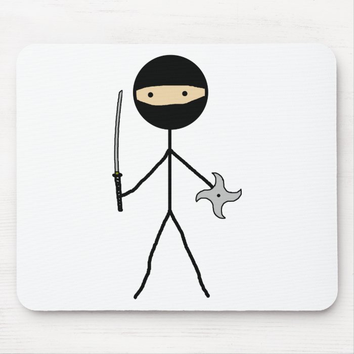 Stick Ninja Mouse Pads