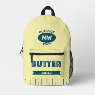 Stick-of-Butter Retro Custom Monogram Backpack