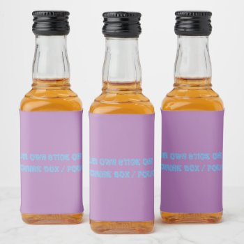 Stick On Bottle Labels/drink Box/pouch Label by CREATIVEforBUSINESS at Zazzle