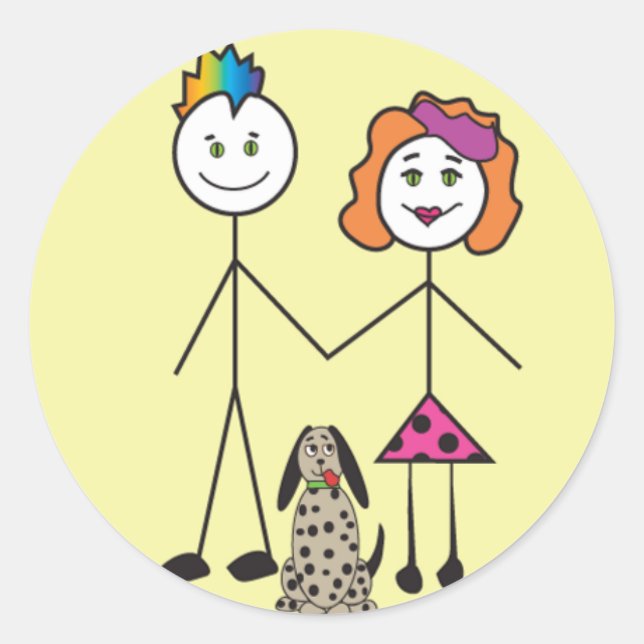 Stick-people Stickers (Front)