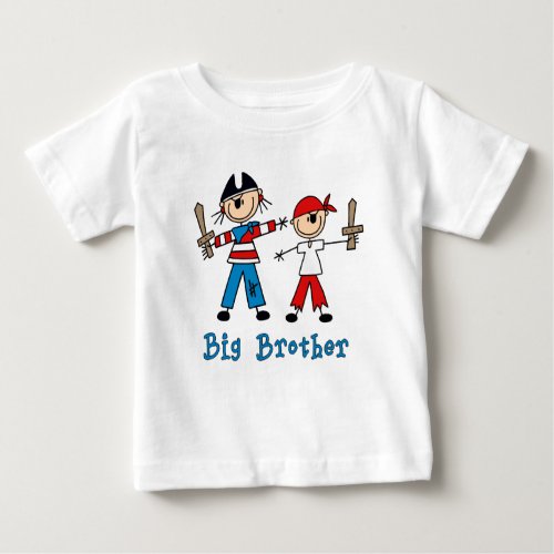 Stick Pirates Big Brother Baby T_Shirt