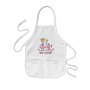 Stick Princess Duo Big Sister Kids' Apron