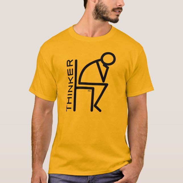 Stick Thinker T-Shirt (Front)