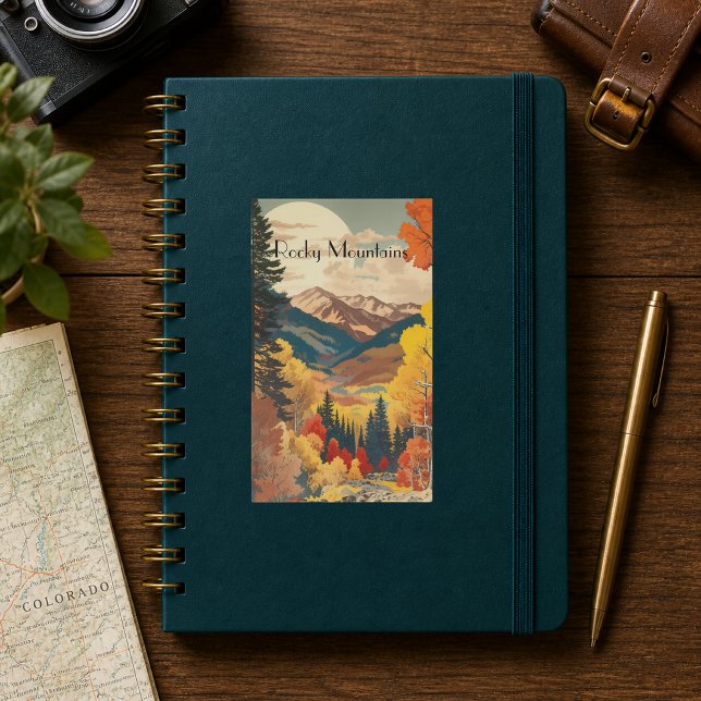 Stick To Epic Mountain Views Rectangular Sticker (Creator Uploaded)