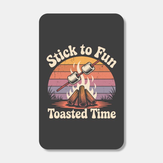 Stick To Fun - Toasted Time Matchboxes (Front)