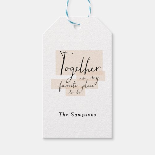 Stick Together Gift Tags