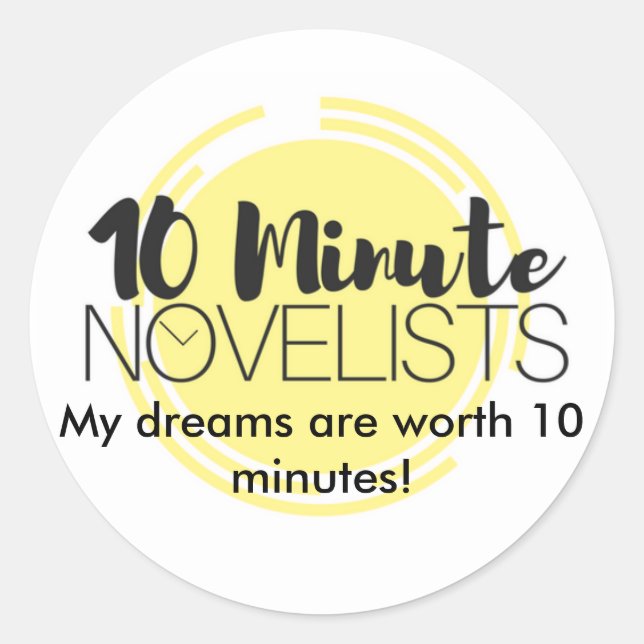 Stick Up For Your Dreams! Classic Round Sticker (Front)