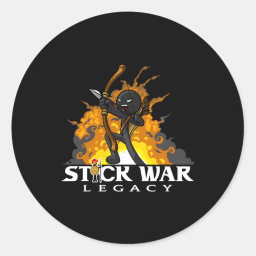 Stick War Archidon Classic Round Sticker
