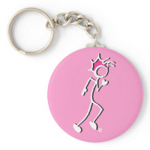 Stick-With-Sport Runner Stickman Pink tones