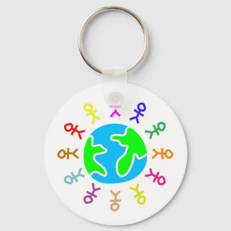 Stick World Keychain