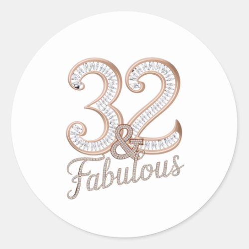 Sticker _ 32  Fabulous