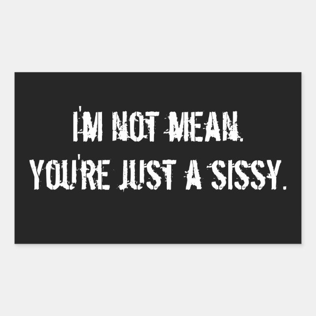 Sticker 4-Pack: Sissy (Front)