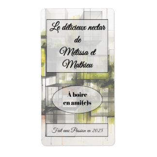 Sticker a bottle of wine