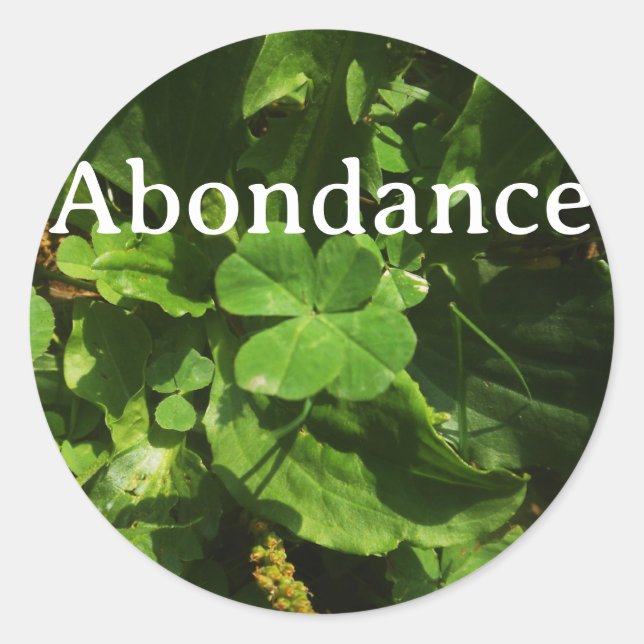 Sticker Abondance (Front)