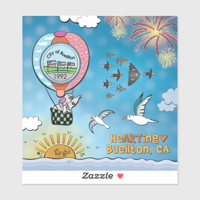 Sticker - Above the Sea (Sheet)