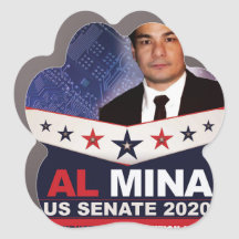 sticker Al Mina US Senate 2020