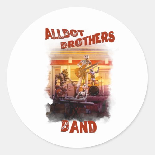sticker Allbot Brothers Band Bobs Saucer Repair