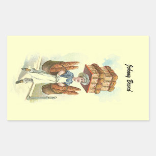 Sticker Antique Fun Bread Baker Chef Personalize