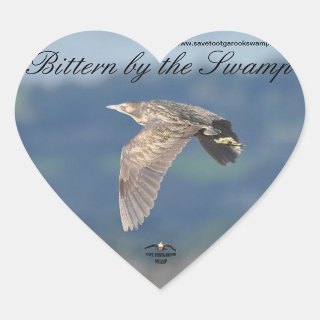 Sticker Australasian Bittern (Front)