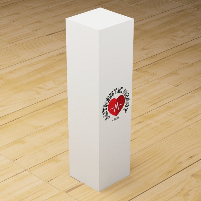 Sticker Authentic Heart 2024 Wine Box (Front)