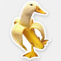 Sticker Banana Duck Meme