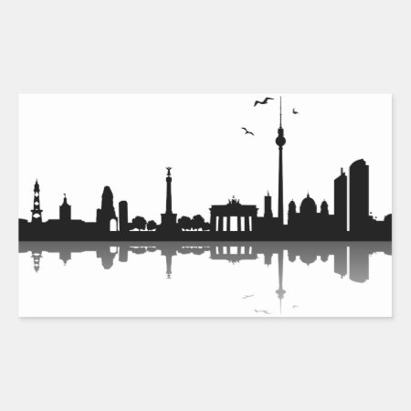 Sticker Berlin Skyline