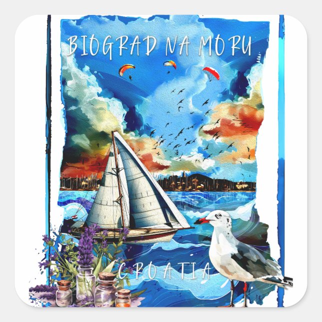 Sticker - Biograd na Moru (Front)