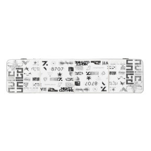Sticker [BLK/GRY]  Beer Pong Table