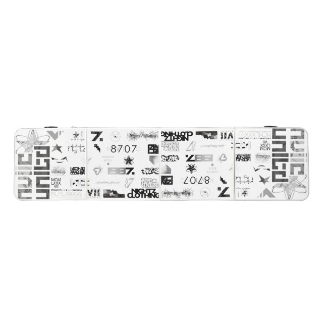 Sticker [BLK/GRY]  Beer Pong Table (Top)