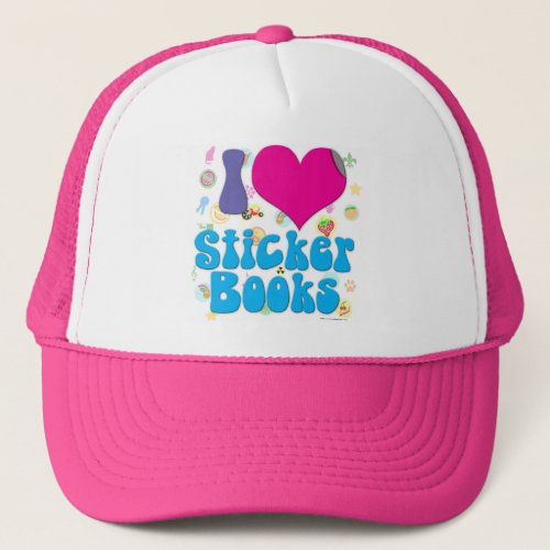 Sticker Books Childhood Nostalgia Motto Trucker Hat